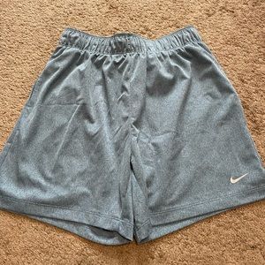 Nike basketball shorts size small Heather blue color